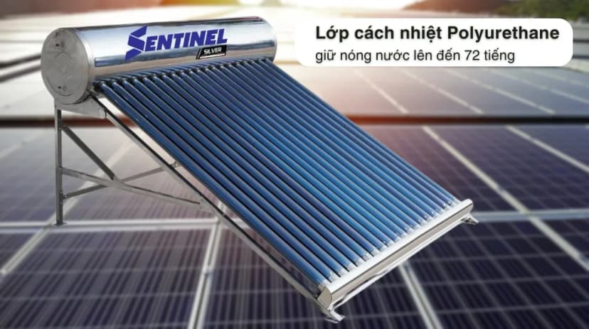 So sánh giá Máy nước nóng năng lượng mặt trời Sơn Hà 200 lít Sentinel Silver 58-200T - Tìm sản phẩm giá rẻ nhất - Ảnh 4