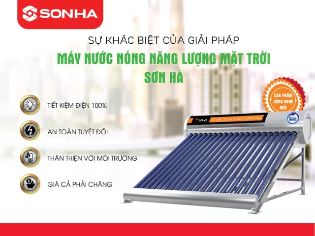 So sánh giá Máy nước nóng năng lượng mặt trời Sơn Hà 200 lít Sentinel Silver 58-200T rẻ nhất? - Ảnh 8