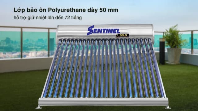 So sánh giá Máy nước nóng năng lượng mặt trời Sơn Hà 240 lít Sentinel Gold 58-240T rẻ nhất? - Ảnh 6