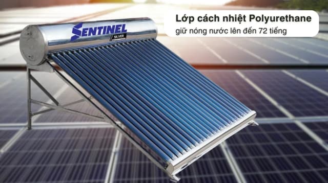So sánh giá Máy nước nóng năng lượng mặt trời Sơn Hà 240 lít Sentinel Silver 58-240G rẻ nhất? - Ảnh 5
