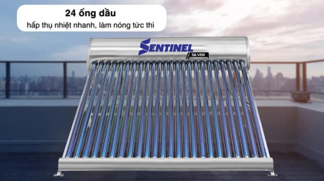 So sánh giá Máy nước nóng năng lượng mặt trời Sơn Hà 240 lít Sentinel Silver 58-240T rẻ nhất? - Ảnh 6