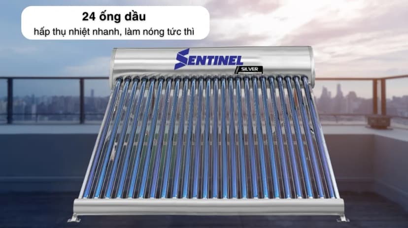 So sánh giá Máy nước nóng năng lượng mặt trời Sơn Hà 240 lít Sentinel Silver 58-240T - Tìm sản phẩm giá rẻ nhất - Ảnh 6