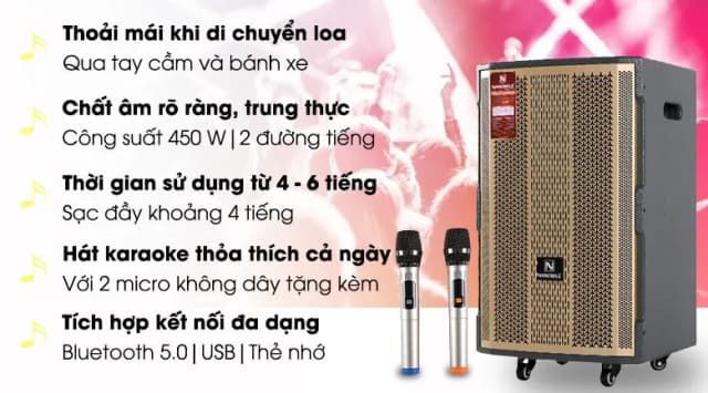 So sánh giá Loa kéo Karaoke Nanomax S-1000 450W rẻ nhất? - Ảnh 11