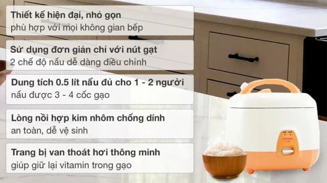 So sánh giá Nồi cơm nắp gài Cuckoo 0.5 lít CR-0331 rẻ nhất? - Ảnh 7