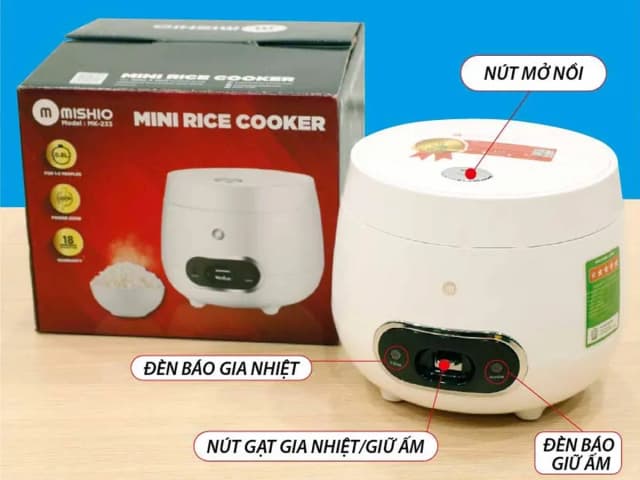 So sánh giá Nồi cơm nắp gài Mishio 0.8 lít MK-233 rẻ nhất? - Ảnh 13