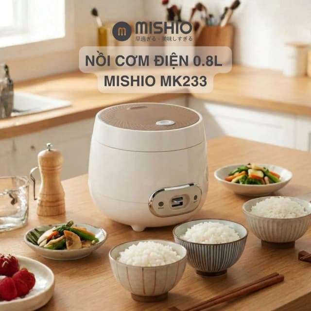 So sánh giá Nồi cơm nắp gài Mishio 0.8 lít MK-233 rẻ nhất? - Ảnh 18