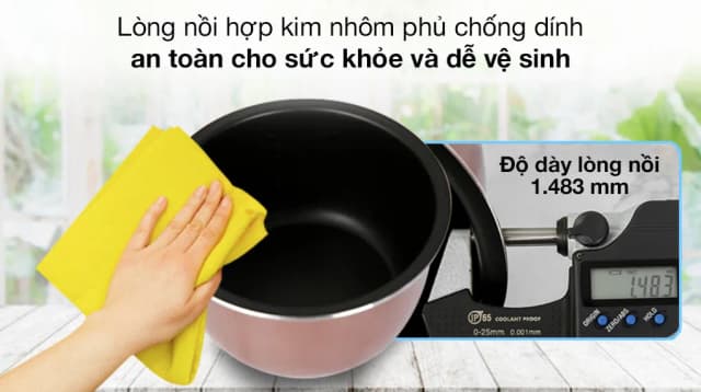 So sánh giá Nồi cơm nắp gài Mishio 0.8 lít MK-233 rẻ nhất? - Ảnh 8