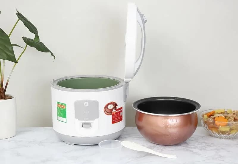 So sánh giá Nồi cơm nắp gài Mishio 0.8 lít MK-233 - Kem - Tìm sản phẩm giá rẻ nhất - Ảnh 14