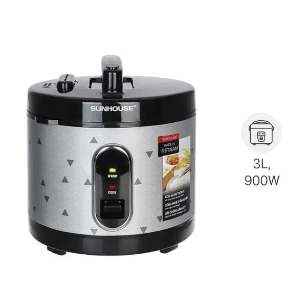 Nồi cơm nắp gài Sunhouse 3 lít SHD8305 - Ảnh 9