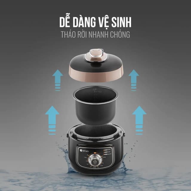 So sánh giá Nồi áp suất điện Elmich PCE-1805 2.5 lít rẻ nhất? - Ảnh 19