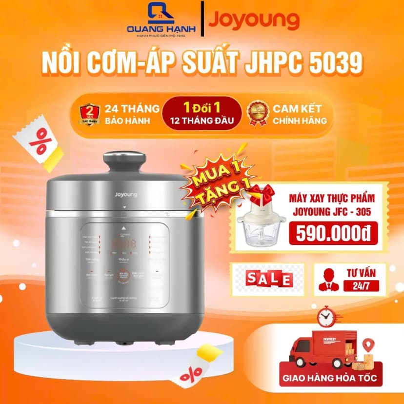 So sánh giá Nồi áp suất điện Joyoung JHPC-5039 5 lít - Tìm sản phẩm giá rẻ nhất - Ảnh 1