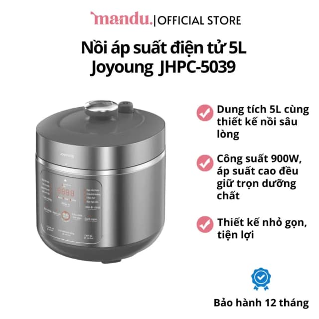 Top 1 so sánh giá Nồi áp suất điện Joyoung JHPC-5039 5 lít - Tìm sản phẩm giá rẻ nhất - Ảnh 13