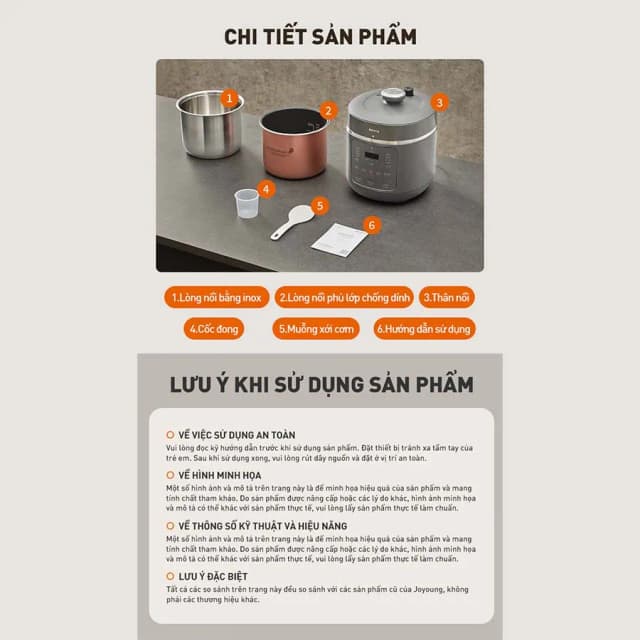 Top 1 so sánh giá Nồi áp suất điện Joyoung JHPC-5039 5 lít - Tìm sản phẩm giá rẻ nhất - Ảnh 39