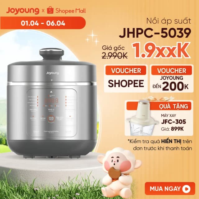 Top 1 so sánh giá Nồi áp suất điện Joyoung JHPC-5039 5 lít - Tìm sản phẩm giá rẻ nhất - Ảnh 41