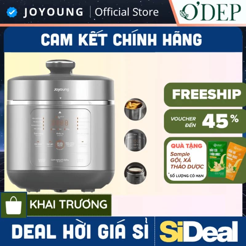 So sánh giá Nồi áp suất điện Joyoung JHPC-5039 5 lít - Tìm sản phẩm giá rẻ nhất - Ảnh 82
