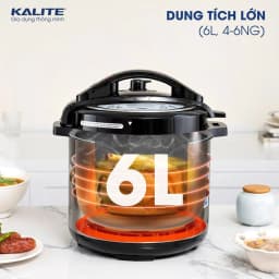 So sánh giá Nồi áp suất điện Kalite KL-636 6 lít - Tìm sản phẩm giá rẻ nhất - Ảnh 5