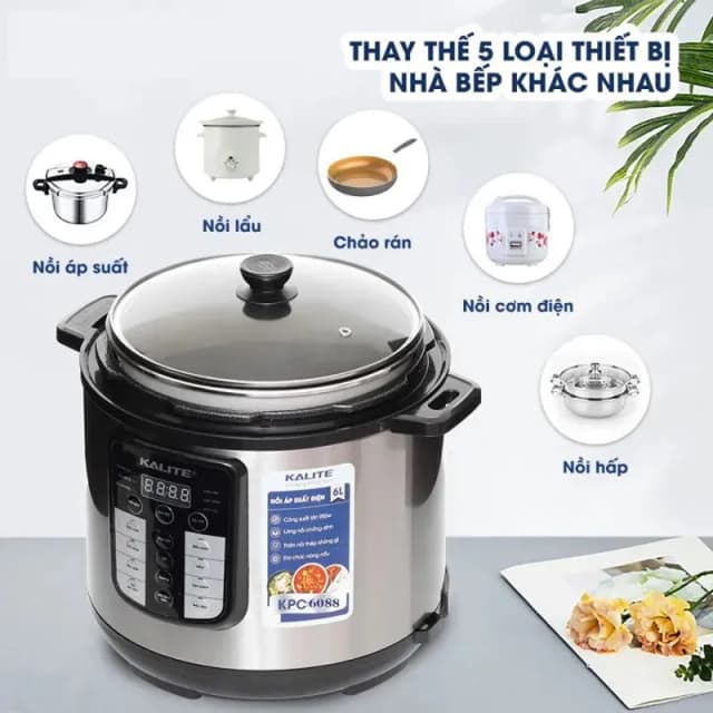 So sánh giá Nồi áp suất điện Kalite KPC6088 6 lít rẻ nhất? - Ảnh 15