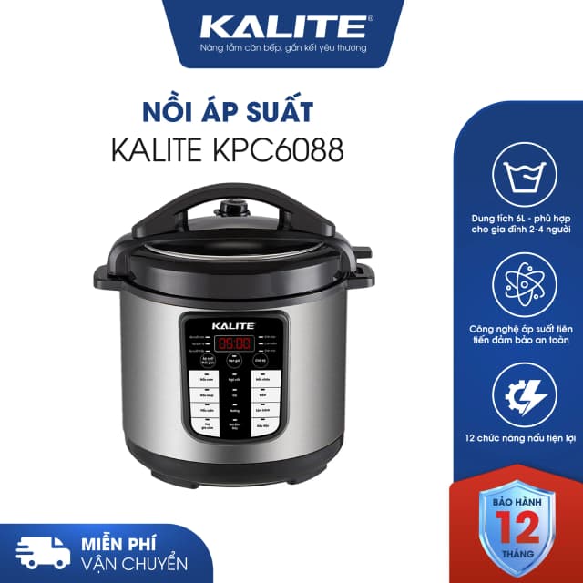 So sánh giá Nồi áp suất điện Kalite KPC6088 6 lít rẻ nhất? - Ảnh 6