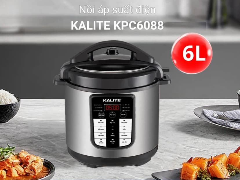 Nồi áp suất điện Kalite KPC6088 6 lít - Giá rẻ nhất hôm nay - Ảnh 8