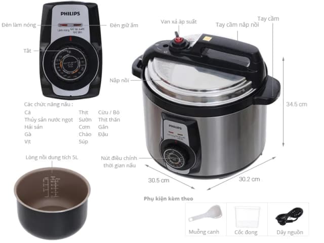 Top 1 so sánh giá Nồi áp suất điện Lumias LPC-068 3 lít  - Bạc - Tìm sản phẩm giá rẻ nhất - Ảnh 24