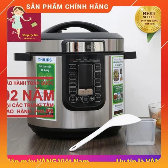 Top 1 so sánh giá Nồi áp suất điện Philips HD2616/70 6 lít - Tìm sản phẩm giá rẻ nhất - Ảnh 13