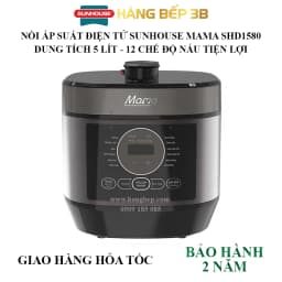 Nồi áp suất điện Sunhouse Mama SHD1580 5 lít - Giá rẻ nhất hôm nay - Ảnh 10
