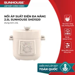 Nồi áp suất điện Sunhouse SHD1520 2.5 lít