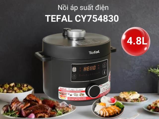 So sánh giá Nồi áp suất điện Tefal CY754830 4.8 lít rẻ nhất? - Ảnh 12