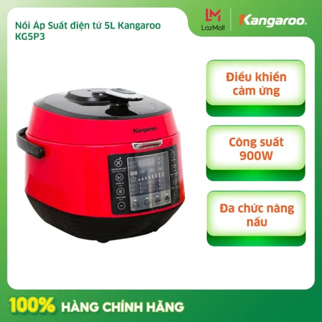 Top 1 so sánh giá Nồi áp suất điện Kangaroo KG5P3 5 lít - Tìm sản phẩm giá rẻ nhất - Ảnh 5