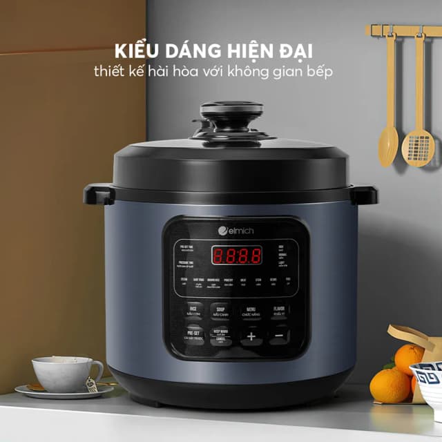So sánh giá Nồi áp suất điện tử Elmich PCE-8571 6 lít rẻ nhất? - Ảnh 6