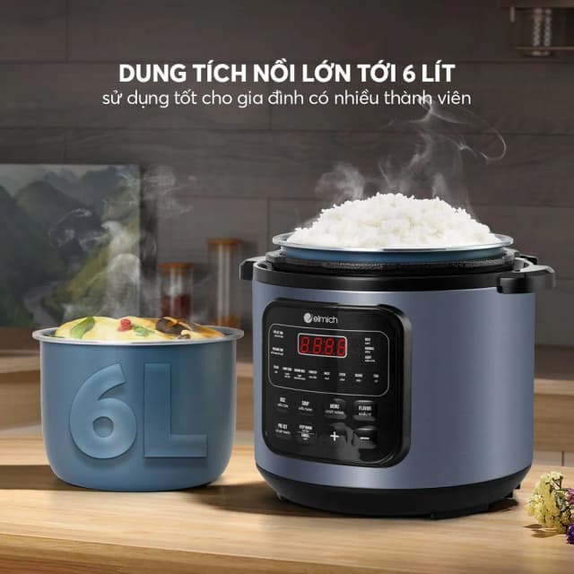 So sánh giá Nồi áp suất điện tử Elmich PCE-8571 6 lít rẻ nhất? - Ảnh 10