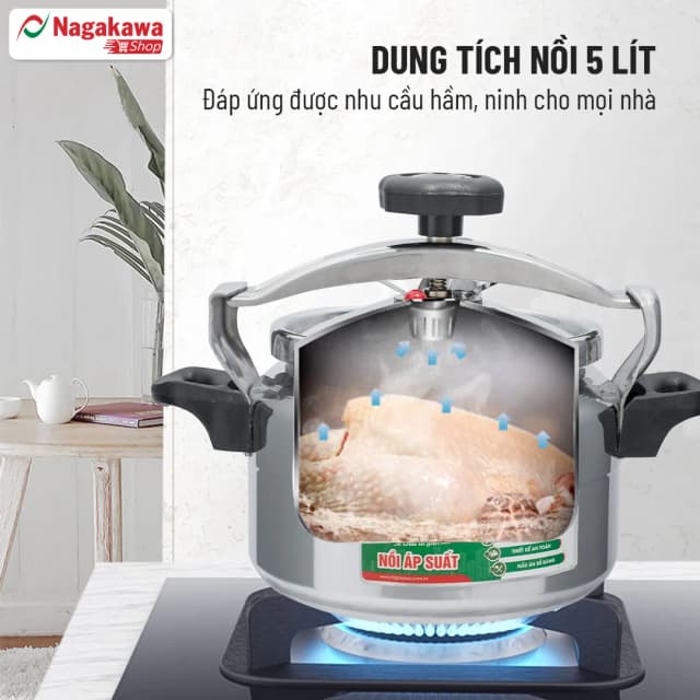 Top 1 so sánh giá Nồi áp suất điện Nagakawa NEP5288 5 lít - Tìm sản phẩm giá rẻ nhất - Ảnh 11