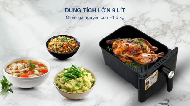 So sánh giá Nồi chiên không dầu AVA 9 lít ZG94WG rẻ nhất? - Ảnh 6