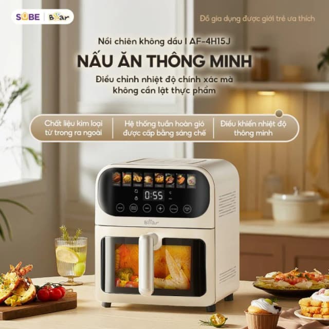 Top 1 so sánh giá Nồi chiên không dầu Bear 9 lít AFR-215BF - Tìm sản phẩm giá rẻ nhất - Ảnh 14