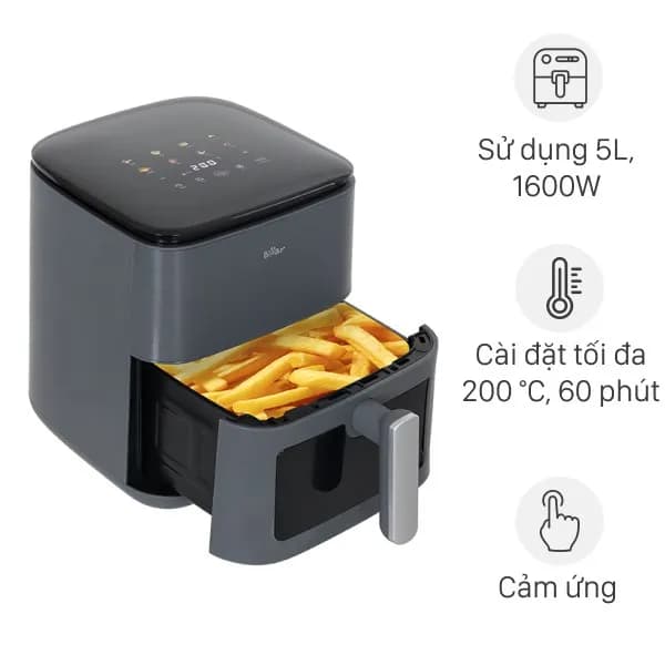 So sánh giá Nồi chiên không dầu Bear 6 lít AF-4H16K rẻ nhất? - Ảnh 2