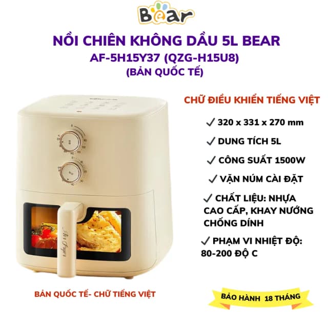 So sánh giá Nồi chiên không dầu Bear 6 lít AF-4H16K rẻ nhất? - Ảnh 14