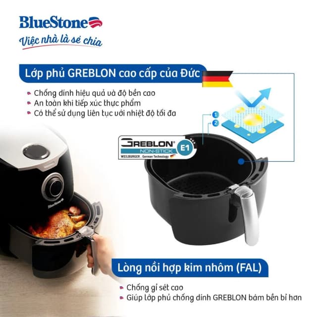 So sánh giá Nồi chiên không dầu BlueStone 5.5 lít AFB-5871 rẻ nhất? - Ảnh 14