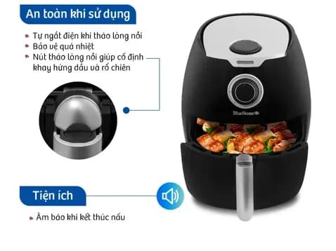 So sánh giá Nồi chiên không dầu BlueStone 5.5 lít AFB-5871 rẻ nhất? - Ảnh 9