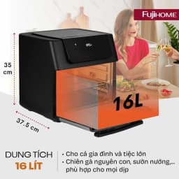 So sánh giá Nồi chiên không dầu FUJIHOME 16 lít A16D - Tìm sản phẩm giá rẻ nhất - Ảnh 3