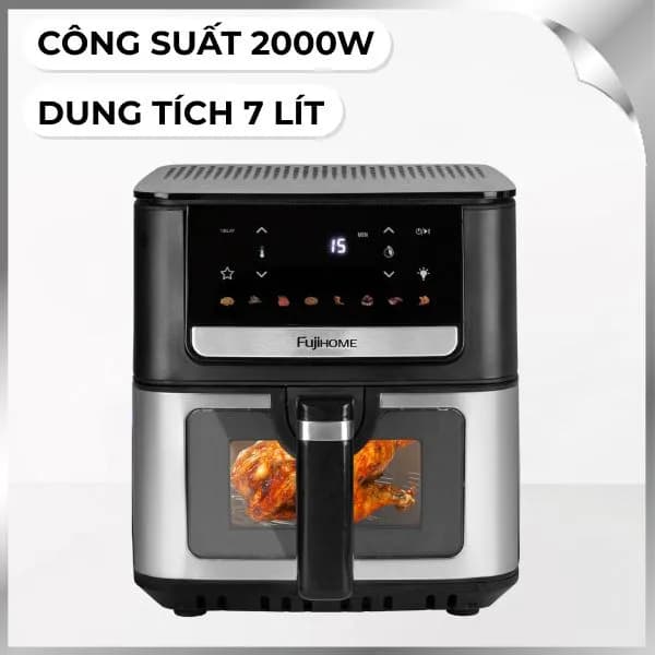 Nồi chiên không dầu FUJIHOME 7 lít A7DH - Ảnh 12