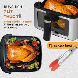 So sánh giá Nồi chiên không dầu FUJIHOME 7 lít A7DH - Tìm sản phẩm giá rẻ nhất - Ảnh 3