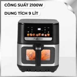 So sánh giá Nồi chiên không dầu FUJIHOME 9 lít A9DH - Tìm sản phẩm giá rẻ nhất - Ảnh 1