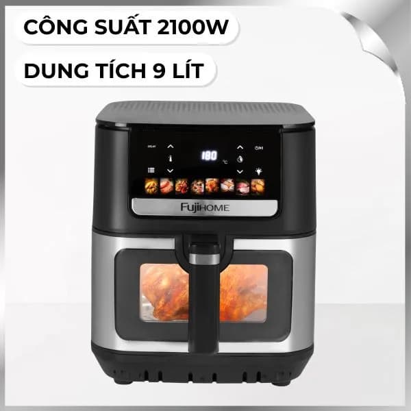 Nồi chiên không dầu FUJIHOME 9 lít A9DH - Ảnh 25