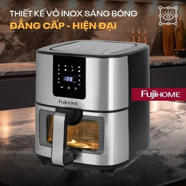 So sánh giá Nồi chiên không dầu FUJIHOME 10 lít A10DG rẻ nhất? - Ảnh 2