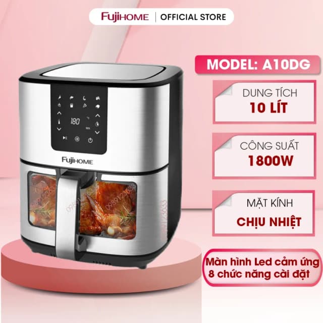 So sánh giá Nồi chiên không dầu FUJIHOME 10 lít A10DG rẻ nhất? - Ảnh 13