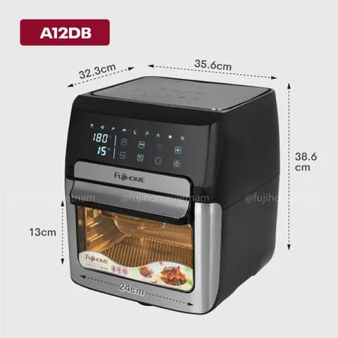 So sánh giá Nồi chiên không dầu FUJIHOME 12 lít A12DB rẻ nhất? - Ảnh 4