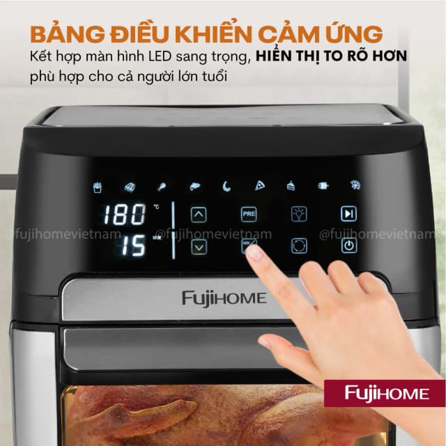 So sánh giá Nồi chiên không dầu FUJIHOME 12 lít A12DB rẻ nhất? - Ảnh 6