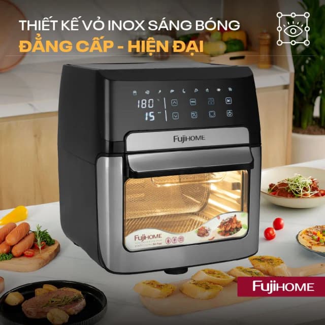 So sánh giá Nồi chiên không dầu FUJIHOME 12 lít A12DB rẻ nhất? - Ảnh 7