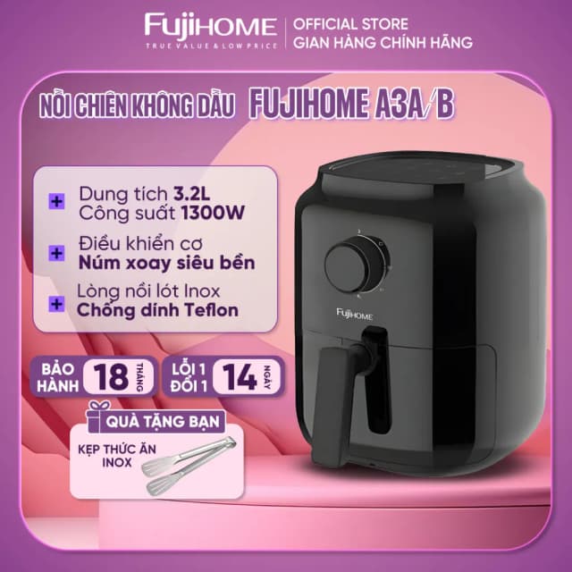 So sánh giá Nồi chiên không dầu FUJIHOME 3.2 lít A3W rẻ nhất? - Ảnh 16