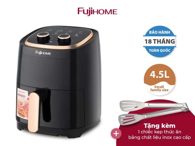 So sánh giá Nồi chiên không dầu FUJIHOME 4.5 lít A4EB rẻ nhất? - Ảnh 2